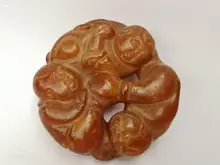 YIZHU CULTUER ART Collection Old China Natural Hand Carved Lovely Three Boys Amulet Pendant Gift
YIZHU CULTUER ART Collection Old China Natural Hand Carved Lovely Three Boys Amulet Pendant Gift