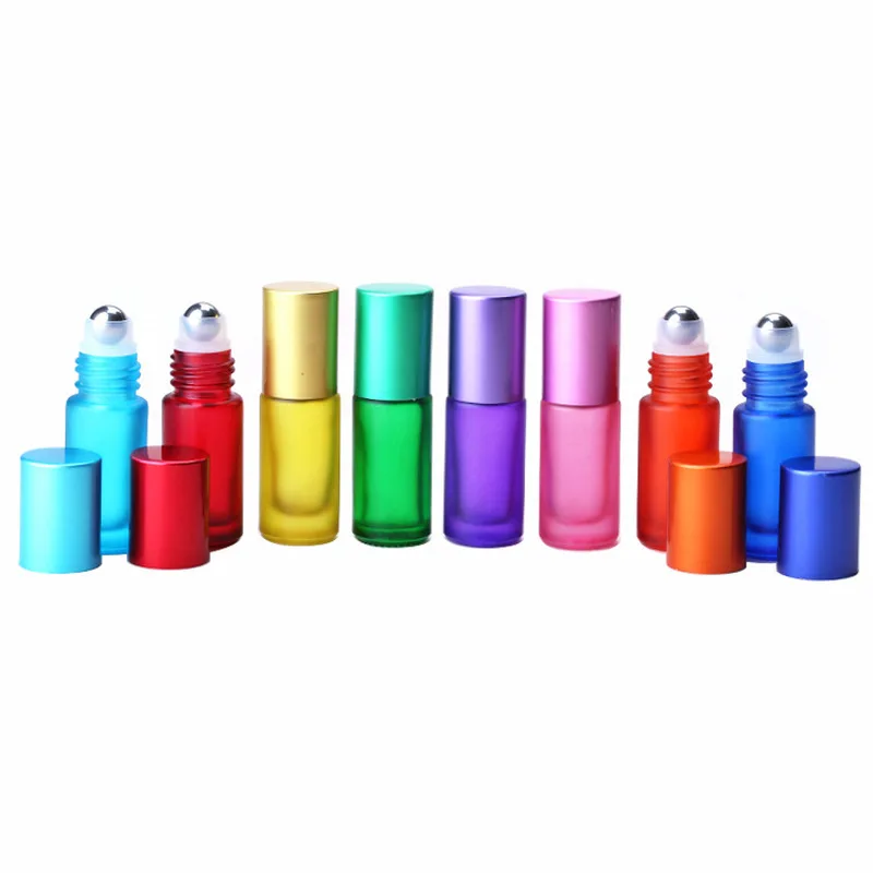 1PCS 5ml Portable Roller Essential Oil Thick Glass Bottle Travel Refillable Frosted Roller Ball Perfume Bottle Multy-color
1PCS 5ml Portable Roller Essential Oil Thick Glass Bottle Travel Refillable Frosted Roller Ball Perfume Bottle Multy-color
