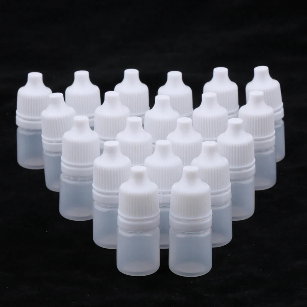 20pcs Empty Eye Drops Makeup Cosmetic Travel Bottles Plastic Containers 3ml 20pcs Empty Eye Drops Makeup Cosmetic Travel Bottles Plastic Containers 3ml