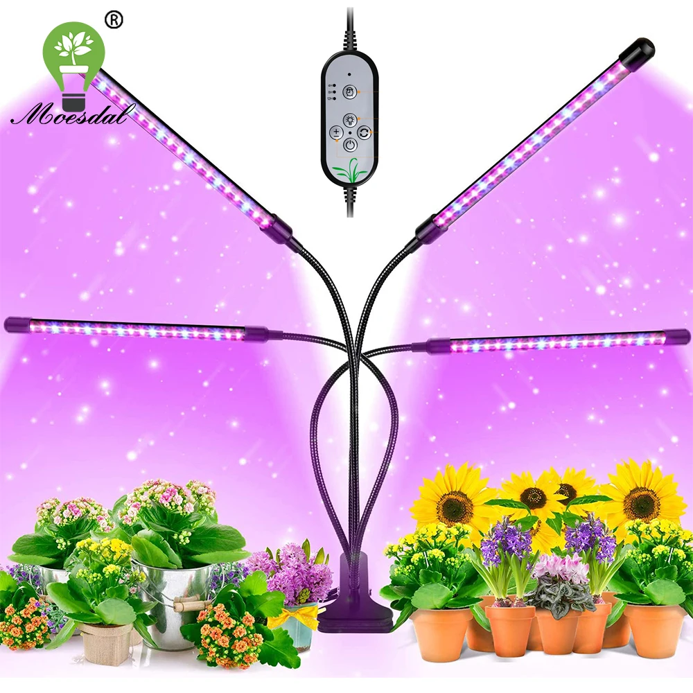 36W 4Head LED Grow Light Full Spectrum Phytolamp For Plants Full Spectrum Phyto Growth Lamp For Indoor Plant With Remote Control
36W 4Head LED Grow Light Full Spectrum Phytolamp For Plants Full Spectrum Phyto Growth Lamp For Indoor Plant With Remote Control