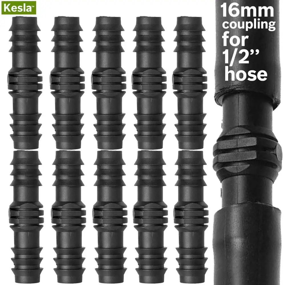 KESLA 10PCS 16mm Couplings Straight Connector for Micro Irrigation 1/2'' PE Pipe Tubing Hose Micro Drip Fitting Garden Watering
KESLA 10PCS 16mm Couplings Straight Connector for Micro Irrigation 1/2'' PE Pipe Tubing Hose Micro Drip Fitting Garden Watering