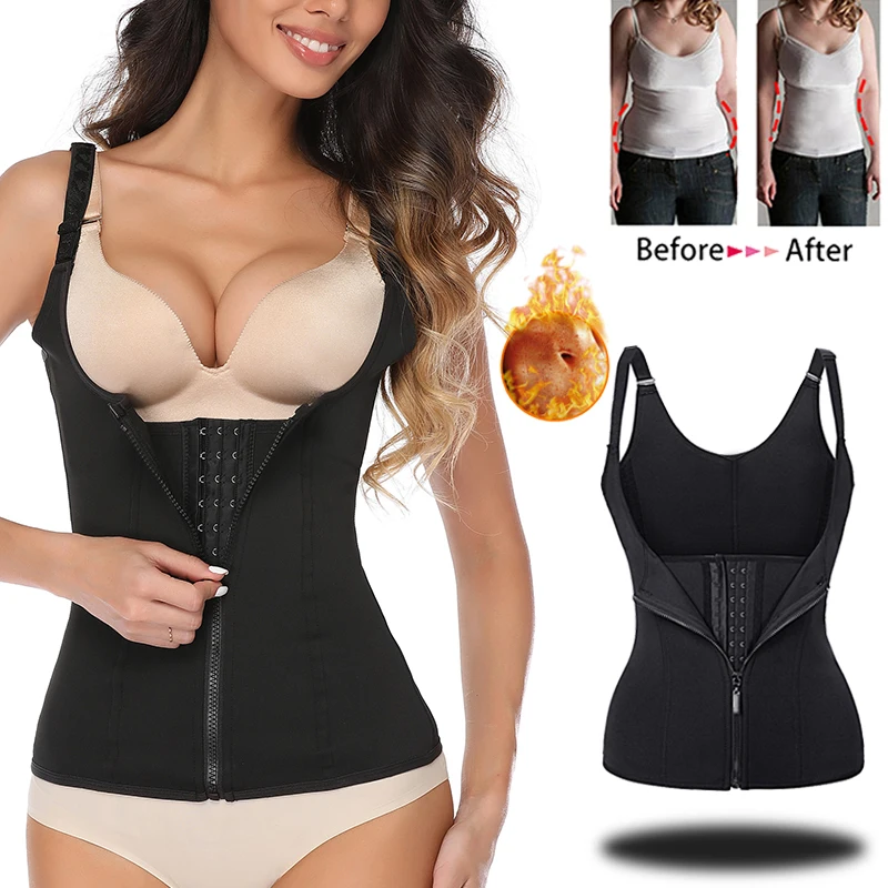 Neoprene Sauna Sweat Vest Waist Trainer Cincher Women Body Shaper Slimming Corset Shapewear Trimmer Workout Thermo Tummy Control
Neoprene Sauna Sweat Vest Waist Trainer Cincher Women Body Shaper Slimming Corset Shapewear Trimmer Workout Thermo Tummy Control