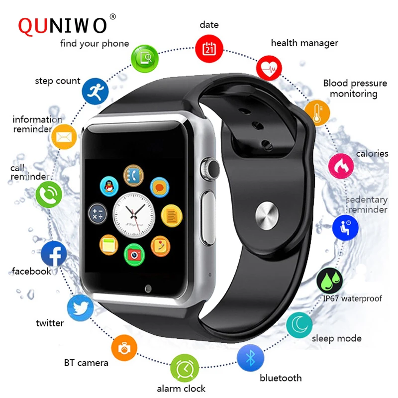 New A1 Bluetooth Smart Watch Sport Support Call Music 2G With SIM TF Camera Smartwatch for Android PK iwo 8 DZ09 GT06
New A1 Bluetooth Smart Watch Sport Support Call Music 2G With SIM TF Camera Smartwatch for Android PK iwo 8 DZ09 GT06