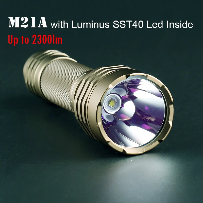 High Powerful Flashlight Convoy M21A with Luminus SST40 2300lm Linterna Led C8+ Plus 21700 Flash Light Torch Tactical Lantern
High Powerful Flashlight Convoy M21A with Luminus SST40 2300lm Linterna Led C8+ Plus 21700 Flash Light Torch Tactical Lantern