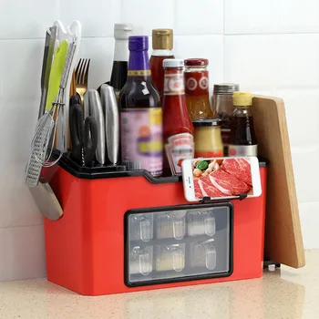 Kitchen Six Grid Condiments Organizer Seasoning Storage Rack Finishing Shelf High Quality Material, Durable And Practical To Use
Kitchen Six Grid Condiments Organizer Seasoning Storage Rack Finishing Shelf High Quality Material, Durable And Practical To Use