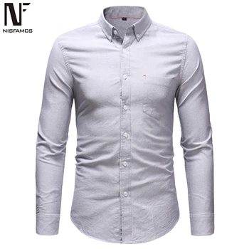 Male Long Shirts Solid Color Autumn Wear Clothes Brief Style Turn-down Collar Tops Korean Slim Man Shirt Casual High Quality
Male Long Shirts Solid Color Autumn Wear Clothes Brief Style Turn-down Collar Tops Korean Slim Man Shirt Casual High Quality
