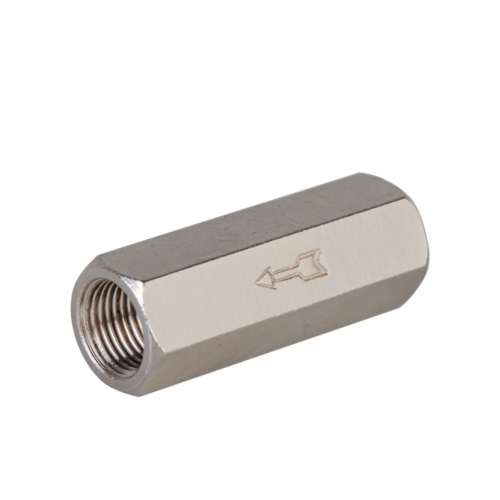 Латунный пневматический обратный клапан с полным портом, односторонний невозвратный клапан для воздушной воды, масла, газа, пневматической... 
Латунный пневматический обратный клапан с полным портом, односторонний невозвратный клапан для воздушной воды, масла, газа, пневматической...