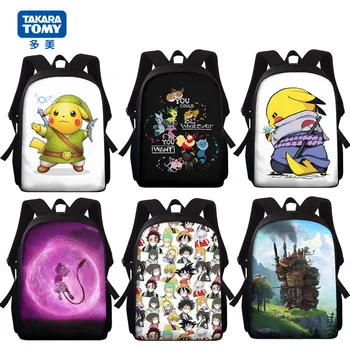 TAKARA TOMY Anime Pokemon School Bag Pikachu Mochila School Backpack Girl Boy Toddler Bag Children Cute High Quality School Bag
TAKARA TOMY Anime Pokemon School Bag Pikachu Mochila School Backpack Girl Boy Toddler Bag Children Cute High Quality School Bag