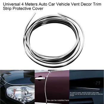 Fashionable Universal 4 Meters Auto Car Vehicle Vent Decor Strip Chrome Plated Trim Strip Protective Cover Decoration 
Fashionable Universal 4 Meters Auto Car Vehicle Vent Decor Strip Chrome Plated Trim Strip Protective Cover Decoration