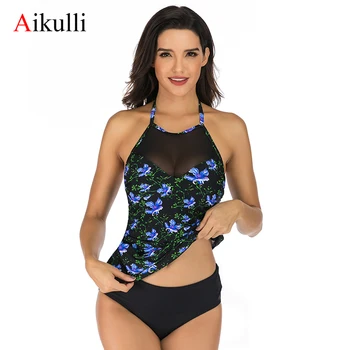 Aikulli Women Tankini Flower Swimwear Two Piece Biquini Sexy Mesh Separate Women's Swimsuit Push Up Backless Bathing Suit Bikini
Aikulli Women Tankini Flower Swimwear Two Piece Biquini Sexy Mesh Separate Women's Swimsuit Push Up Backless Bathing Suit Bikini