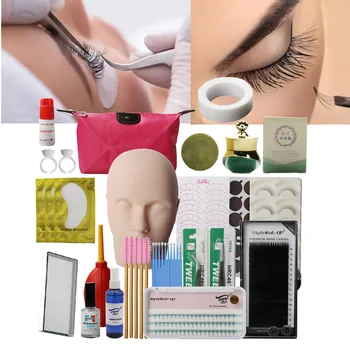 Eyelash Extensions Tool Kit Eyelashes Semi Permanent Make Up Individual False Lash Curl Glue Tweezer Practice Graft Lashes Kit
Eyelash Extensions Tool Kit Eyelashes Semi Permanent Make Up Individual False Lash Curl Glue Tweezer Practice Graft Lashes Kit