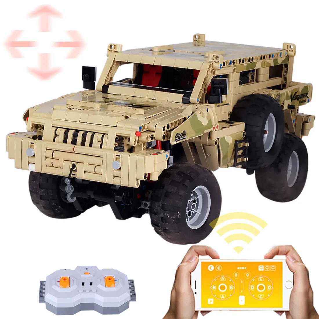 2018Pcs 1:8 Scale 2.4G 4CH Dual Remote Control Off-Road Vehicle Crawler Car Building Kit DIY Construction Model
2018Pcs 1:8 Scale 2.4G 4CH Dual Remote Control Off-Road Vehicle Crawler Car Building Kit DIY Construction Model
