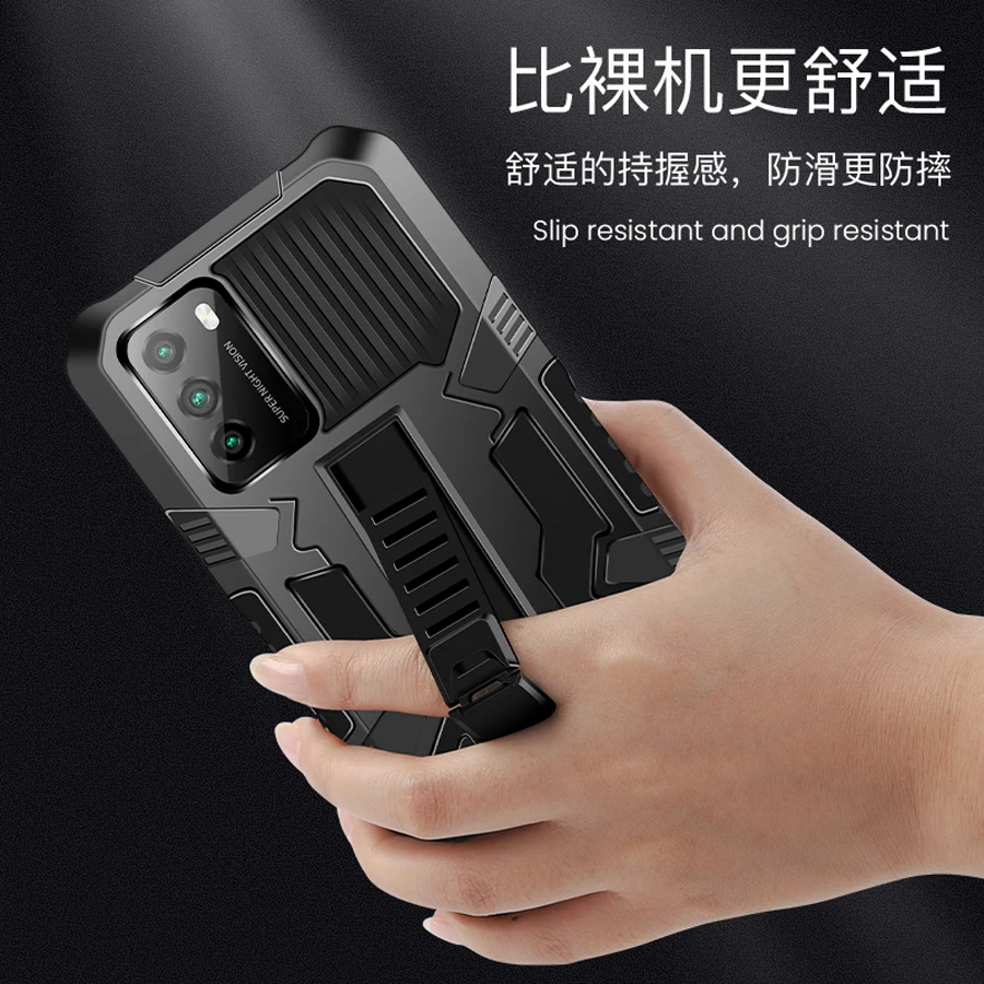 Чехол Poco X3 F3 Pro 2021 роскошный для Xiaomi NFC противоударный чехол бронированный бампер
