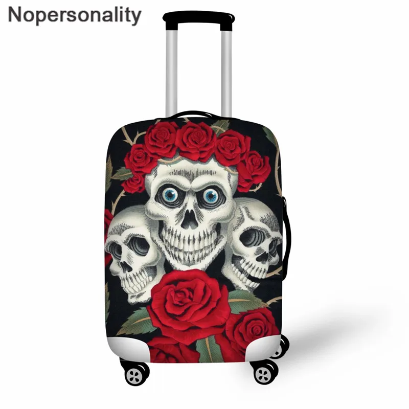 Фото Утолщенный Чехол для багажа Nopersonality защитный чехол чемодана в стиле панк с