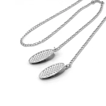 Silver Metal Napkin Clips Chain 49cm Flexible Holder Chains for Fixing Napkins Elegant Bib Serviette Clip Neck Chain Accessory
Silver Metal Napkin Clips Chain 49cm Flexible Holder Chains for Fixing Napkins Elegant Bib Serviette Clip Neck Chain Accessory