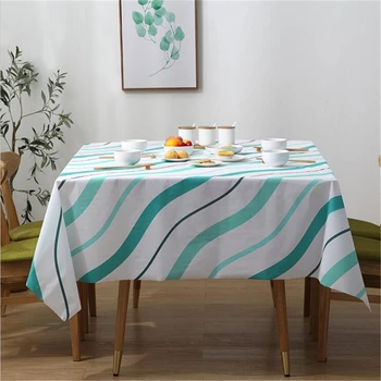 Creative Printed Tablecloth Nordic Striped Tablecloth Waterproof And Oil-proof Table Cover For Home Partty Picnic Decor
Creative Printed Tablecloth Nordic Striped Tablecloth Waterproof And Oil-proof Table Cover For Home Partty Picnic Decor