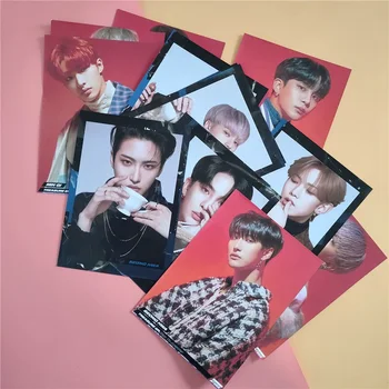 

2 Sheets/Set Kpop ATEEZ New Album Music Band Posters Wall Prints Glossy Papers Good Quality Bedroom Decoration