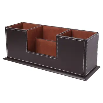 Multifunctional Office Desktop Decor Storage Box Leather Stationery Organizer Pen Pencils Remote Control Mobile Phone Holder
Multifunctional Office Desktop Decor Storage Box Leather Stationery Organizer Pen Pencils Remote Control Mobile Phone Holder