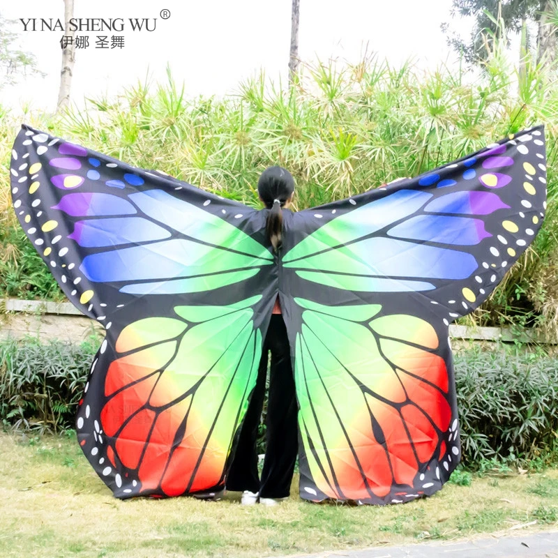 Фото Крылья бабочки цветное крыло для взрослых женщин танец живота Isis Аксессуары Для