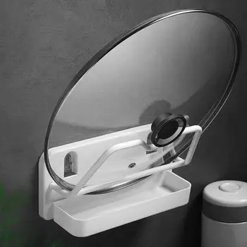 Wall Mount Pot Lid Cover Holder Spoon Knife Box Cutting Board Shelf Kitchen Tool Use Widely Installation Kitchen Gadgets
Wall Mount Pot Lid Cover Holder Spoon Knife Box Cutting Board Shelf Kitchen Tool Use Widely Installation Kitchen Gadgets