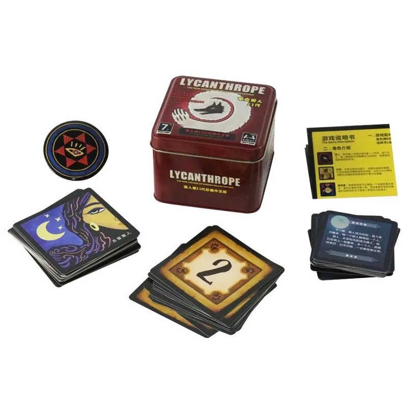 Werewolf Kill Full Set Genuine Dark Please Eye-closed Kill Game Card Adult Leisure Party Game
Werewolf Kill Full Set Genuine Dark Please Eye-closed Kill Game Card Adult Leisure Party Game