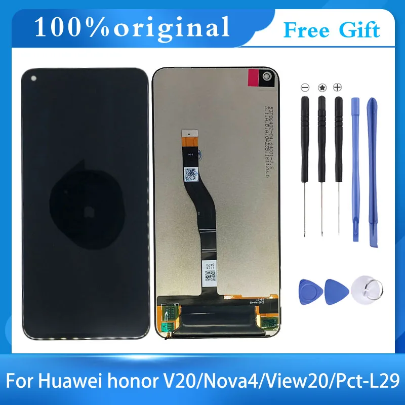 Сенсорная панель 6 21 дюйма для Huawei Honor View20 View 20 ЖК-дисплей в сборе с рамкой |