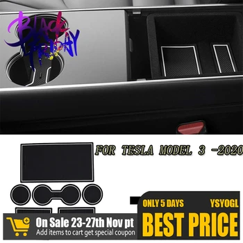 For Tesla Model 3 2020 Car Console Wrap Mat Non-Slip Gate Slot Center Protective Cup Holder Pad Accessories For Tesla Model3
For Tesla Model 3 2020 Car Console Wrap Mat Non-Slip Gate Slot Center Protective Cup Holder Pad Accessories For Tesla Model3