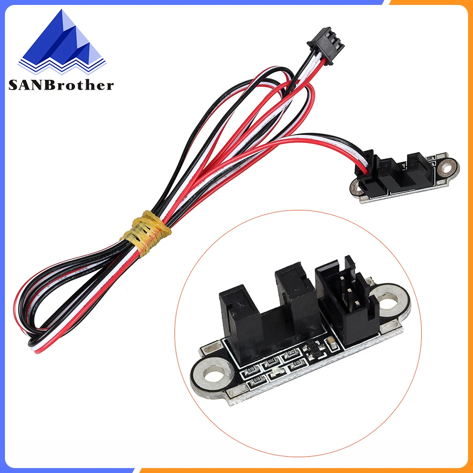 SANPrinter Optical Endstop 3D Printer Parts Optical Switch Sensor Photoelectric Light Control Limit endstop switch Module 1M Cab
SANPrinter Optical Endstop 3D Printer Parts Optical Switch Sensor Photoelectric Light Control Limit endstop switch Module 1M Cab