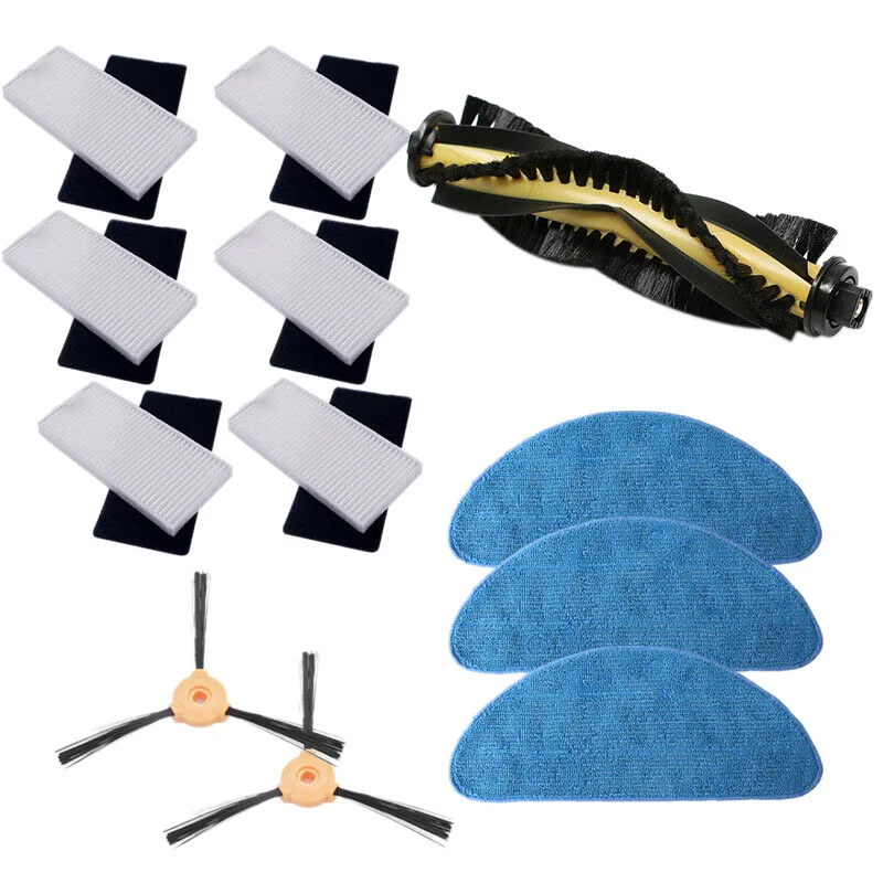 Vacuum Cleaner Replacement Part for Ecovacs DEEBOT N79 N79S DN620 DN621 DH45 Conga Excellence 990 Side Main Brushes Set
Vacuum Cleaner Replacement Part for Ecovacs DEEBOT N79 N79S DN620 DN621 DH45 Conga Excellence 990 Side Main Brushes Set