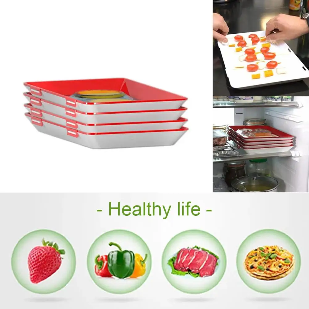 6pcs Food Preservation Tray Refrigerator Clever Tray Creative Kitchen Items Storage Container Food Fresh Storage Microwave Cover
6pcs Food Preservation Tray Refrigerator Clever Tray Creative Kitchen Items Storage Container Food Fresh Storage Microwave Cover