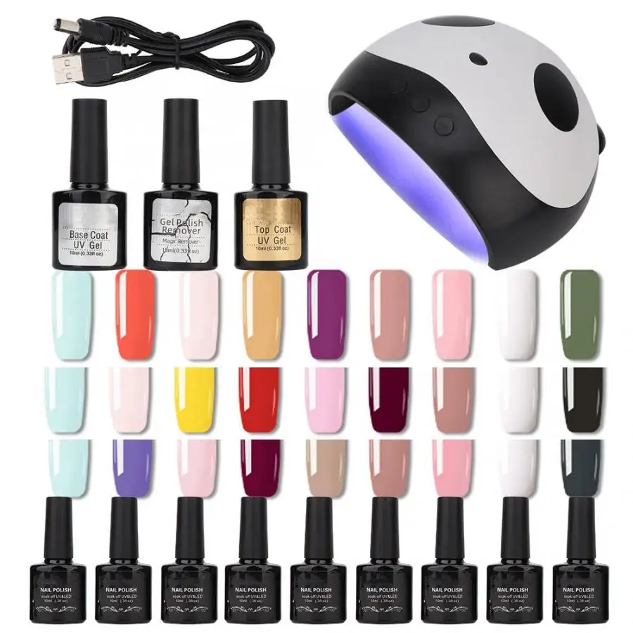 Nail Polish UV Gel Nail Polish Kit Base Top Coat Remover Manicure Set with 36W LED Nail Dryer Nail Polish
Nail Polish UV Gel Nail Polish Kit Base Top Coat Remover Manicure Set with 36W LED Nail Dryer Nail Polish