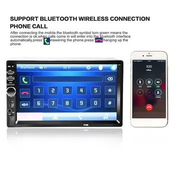 Car Video Player 7 Inch Audio Stereo MP5 Player Bluetooth Audio Car Radio FM Bluetooth USB Player Support for SD/MMC 7018B
Car Video Player 7 Inch Audio Stereo MP5 Player Bluetooth Audio Car Radio FM Bluetooth USB Player Support for SD/MMC 7018B