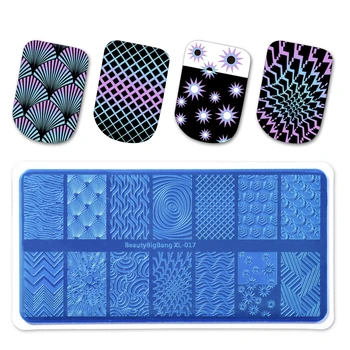 BeautyBigBang 6*12cm Geometric Theme Rectangle Nail Stamping Plates Irregular Pattern For Manicure Nail Stamp Template Stencils
BeautyBigBang 6*12cm Geometric Theme Rectangle Nail Stamping Plates Irregular Pattern For Manicure Nail Stamp Template Stencils