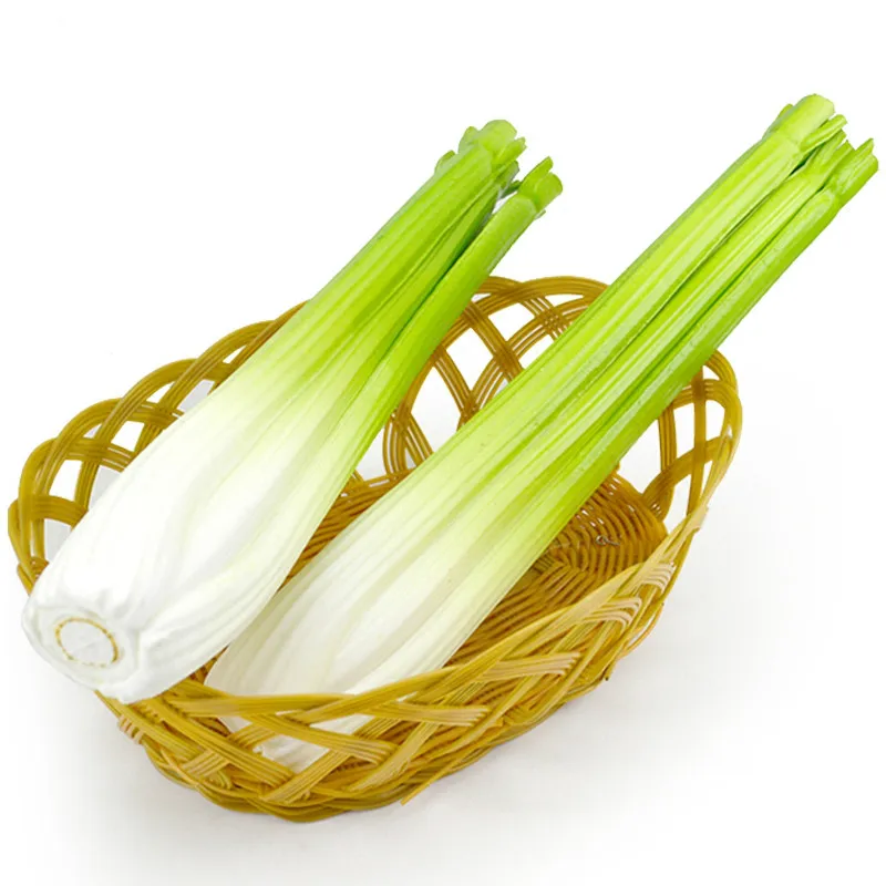 Decoration Crafts Figurines Miniatures 36*16cm 3D Artificial Vegetables Simulation Pu Material Celery Photography Model | Дом и сад
