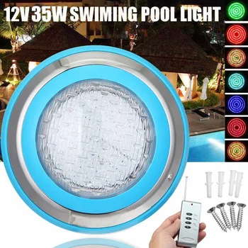 35W RGB Led Swimming Pool Light w Remote Control 252LED IP68 Waterproof Underwater Submersible Light Pond Piscina Luz Outdoor
35W RGB Led Swimming Pool Light w Remote Control 252LED IP68 Waterproof Underwater Submersible Light Pond Piscina Luz Outdoor