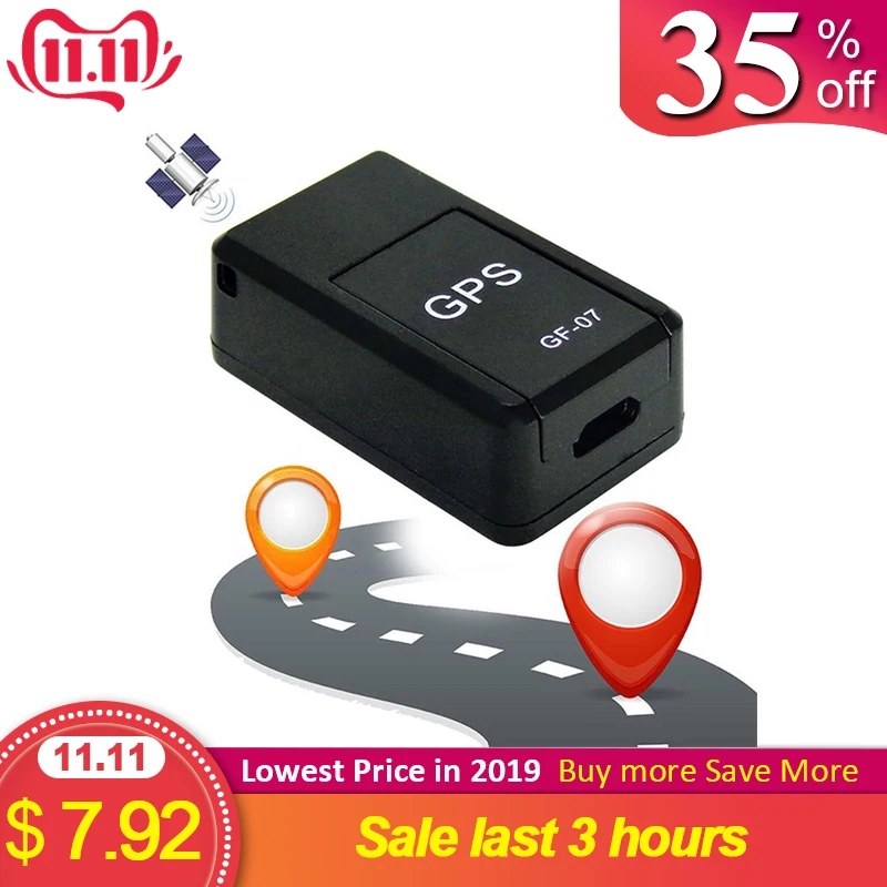 Mini GF07 Anti-Lost Tracking Device Locator Tracker Strong magnetic Smart GPS tracker Real-time GSM GPRS for cars children older
Mini GF07 Anti-Lost Tracking Device Locator Tracker Strong magnetic Smart GPS tracker Real-time GSM GPRS for cars children older
