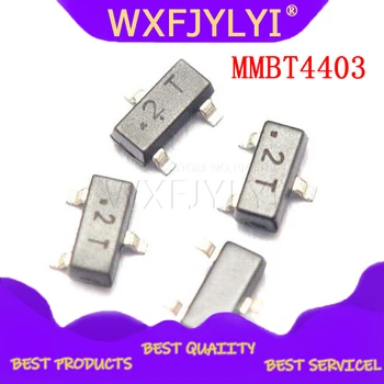 

100PCS/Lot MMBT4403 MMBT4403LT1G 2T SOT23 MMBT4403LT1 2N4403 600mA 40V SOT-23 PNP SMD Transistor Original New