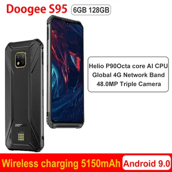 DOOGEE S95 IP68/IP69k Mobile Phone 6.3"Display Helio P90 Octa Core 6GB/128GB 48MP Triple Camera 5150mAh Android 9.0 Rugged Phone
DOOGEE S95 IP68/IP69k Mobile Phone 6.3"Display Helio P90 Octa Core 6GB/128GB 48MP Triple Camera 5150mAh Android 9.0 Rugged Phone