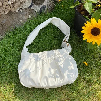 Soft Leather Women Bag 2020 Fashion Cloud Bag Folding Bag With Soft Surface Shoulder Bag Women Handbag
Soft Leather Women Bag 2020 Fashion Cloud Bag Folding Bag With Soft Surface Shoulder Bag Women Handbag