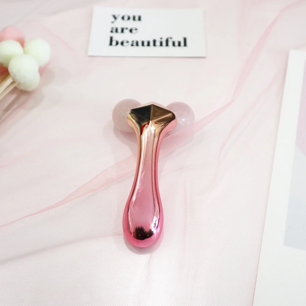 Roller Massager Face Lift Rose Quartz Crystal Jade Jawsize Facial Massage Slimming Roller Stone Natural Beauty Care Tool Gift Roller Massager Face Lift Rose Quartz Crystal Jade Jawsize Facial Massage Slimming Roller Stone Natural Beauty Care Tool Gift