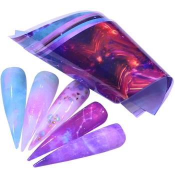YWK 10PCS Nail Foil Sticker Set Holographic Starry Sky Adhesive Wraps Transfer Paper Marble Shining Nail Art Decal Gel Slider
YWK 10PCS Nail Foil Sticker Set Holographic Starry Sky Adhesive Wraps Transfer Paper Marble Shining Nail Art Decal Gel Slider