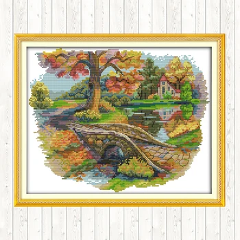 Autumn Scenery Cotton Thread Embroidery Needlework Sets Wall Home Decor Patterns Kits DIY Needlework Crafts Cross Stitch Kits
Autumn Scenery Cotton Thread Embroidery Needlework Sets Wall Home Decor Patterns Kits DIY Needlework Crafts Cross Stitch Kits