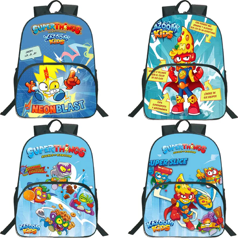 Superzings Series 8 Backpack for Boys Girls Bookbag Cartoon Game Kazoom Print School Bags kids Student Bagpack Mochilas 16 Inch
Superzings Series 8 Backpack for Boys Girls Bookbag Cartoon Game Kazoom Print School Bags kids Student Bagpack Mochilas 16 Inch