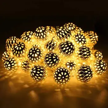 Moroccan Ball String Lights 4.9ft 10LED for Wedding Christmas Valentine's Day
Moroccan Ball String Lights 4.9ft 10LED for Wedding Christmas Valentine's Day