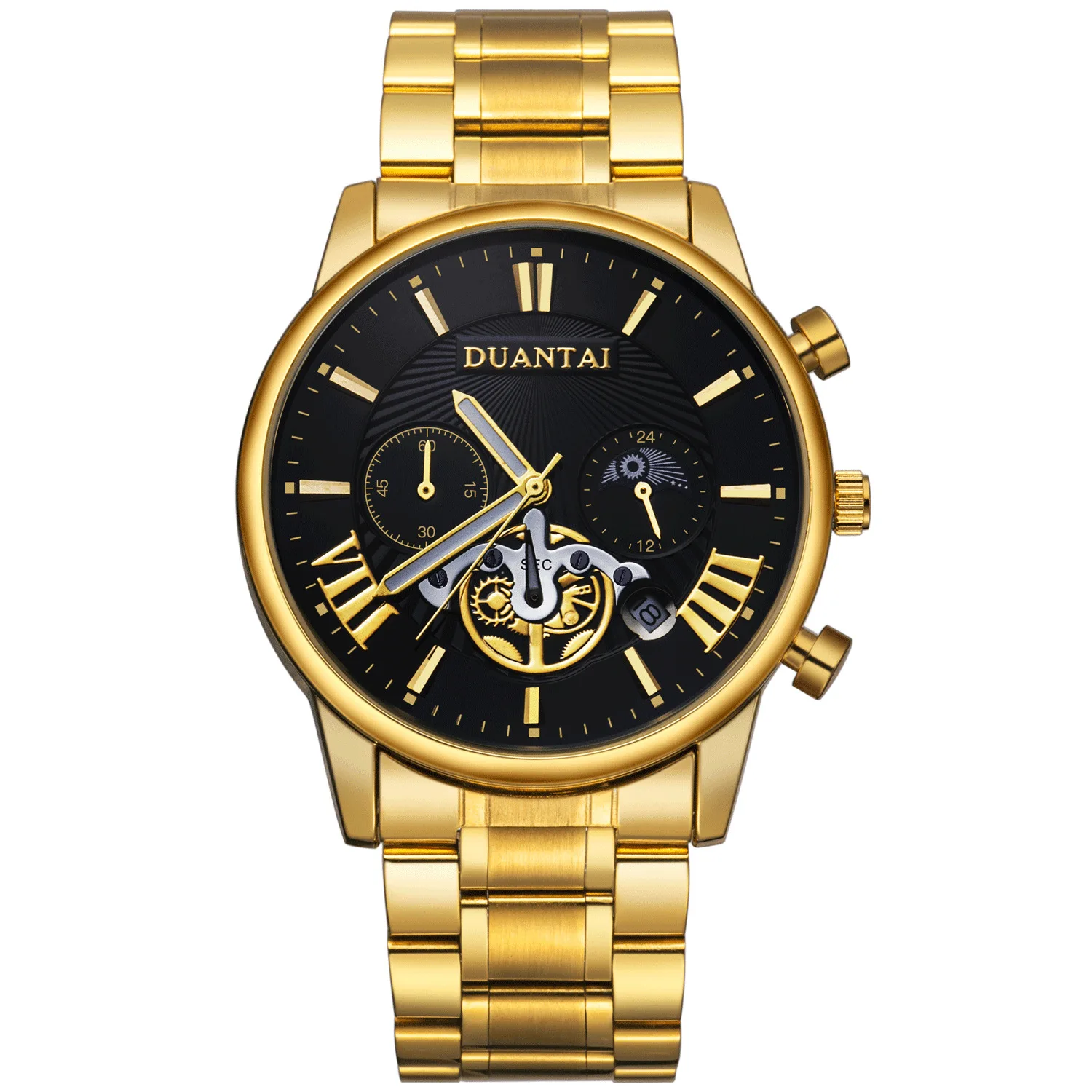611 Six-pin Tourbillon-duantai Analog Watch Fashion Steel Belt Watch 
611 Six-pin Tourbillon-duantai Analog Watch Fashion Steel Belt Watch