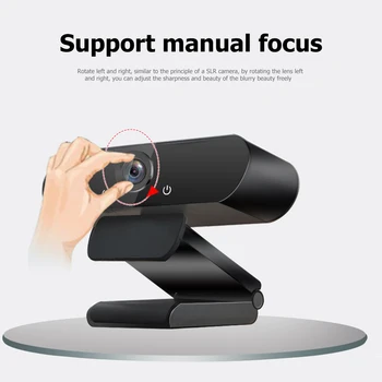 2MP 1080P HD USB Webcam with Microphone for Video Conference Live Streaming PC Laptop Desktop Computer Accessory
2MP 1080P HD USB Webcam with Microphone for Video Conference Live Streaming PC Laptop Desktop Computer Accessory