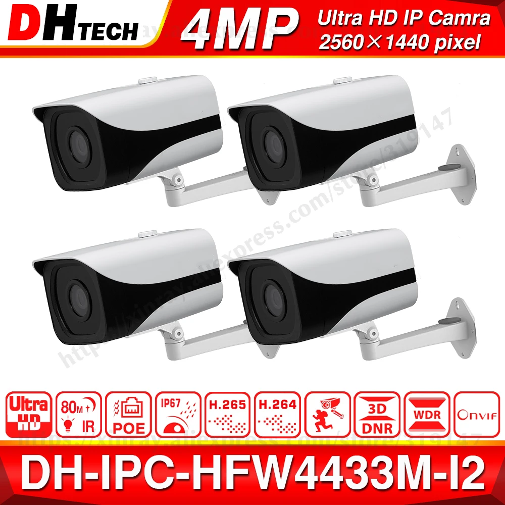 Wholesale Dahua IP Camera IPC-HFW4433M-I2 Support ONVIF 4MP 80m IR Range H.265 Detect IP67 Bullet Camera With Bracket 4pcs/lot
Wholesale Dahua IP Camera IPC-HFW4433M-I2 Support ONVIF 4MP 80m IR Range H.265 Detect IP67 Bullet Camera With Bracket 4pcs/lot
