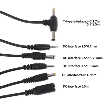 New Adapter Output Power Cord DC Male Plug Cable 2.5*0.7/3.5*1.35/4.0*1.7/5.5*2.1mm
New Adapter Output Power Cord DC Male Plug Cable 2.5*0.7/3.5*1.35/4.0*1.7/5.5*2.1mm