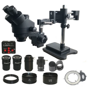 Free shipping 38MP HDMI USB SMD focus microscopio camera kit 3.5X-90X Double Boom Zoom Simul Focal trinocular stereo Microscope
Free shipping 38MP HDMI USB SMD focus microscopio camera kit 3.5X-90X Double Boom Zoom Simul Focal trinocular stereo Microscope