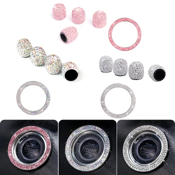 Diamond Valve Cap, Car Ignition Key Start Decoration Ring Set, Valve Core Car, One Key Start Decoration
Diamond Valve Cap, Car Ignition Key Start Decoration Ring Set, Valve Core Car, One Key Start Decoration